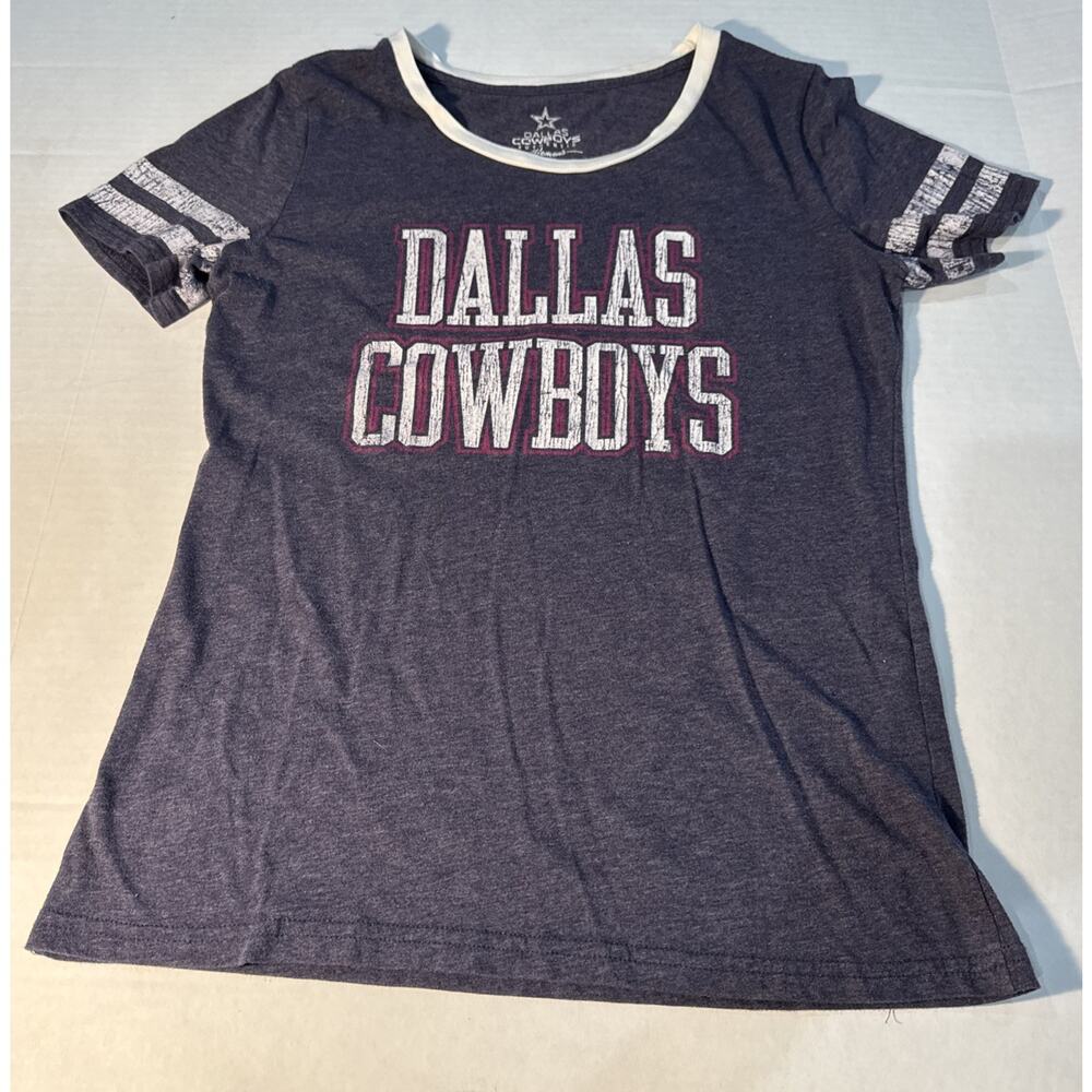 Dallas Cowboys Ladies T-Shirt Size‎ M Red White Blue